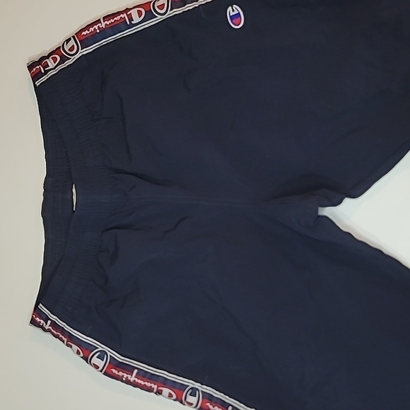 CHAMPION Retro Side Stripe Logo Trackpants Joggers Training Pants Y2k - Picture 3 of 5